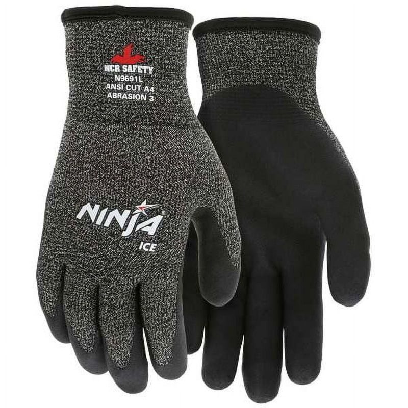 MCR Safety Gloves Ninja Ice Cut,7G Inside-15G Outside L (N9691L)