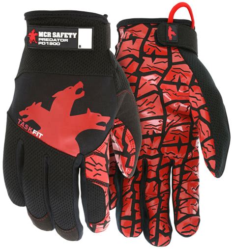 MCR Safety Gloves Predator Multi-Task TaskFit Silicone (PD1900M)