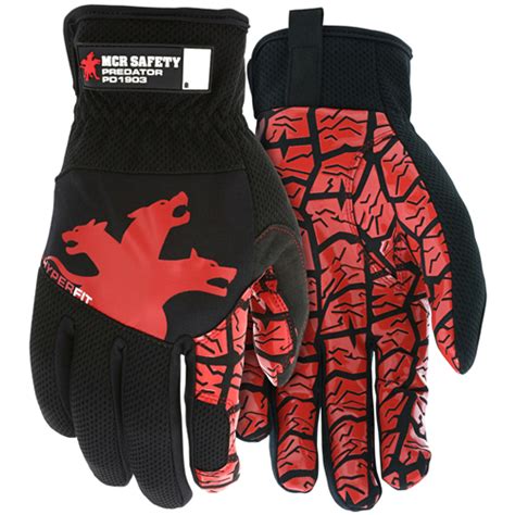 MCR Safety Gloves Predator Multi-Task HyperFit Silicone (PD1903XXL)