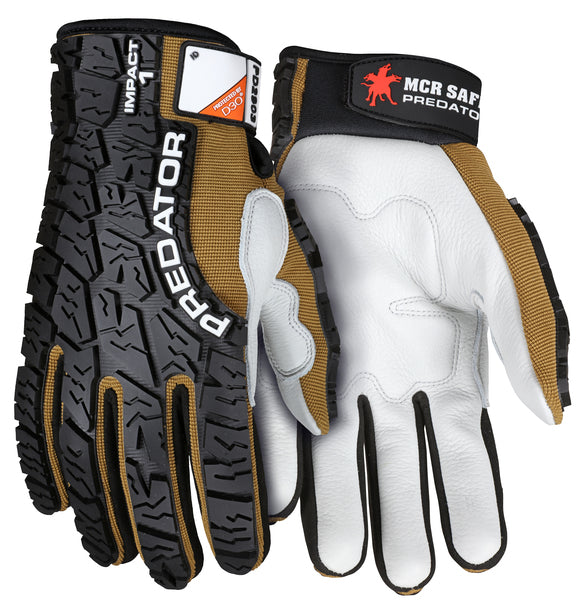 MCR Safety Gloves Predator Multi-Task Cow Grain D3O (PD2903XXL)