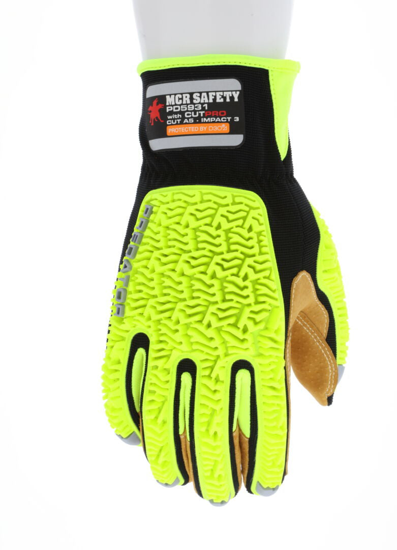 MCR Safety Gloves Predator Impact 3 Sasquatch CutPro (PD5931M)