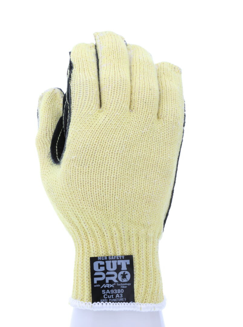 MCR Safety Gloves Aramid with Leather Palm Economy XL (SA9380XL)