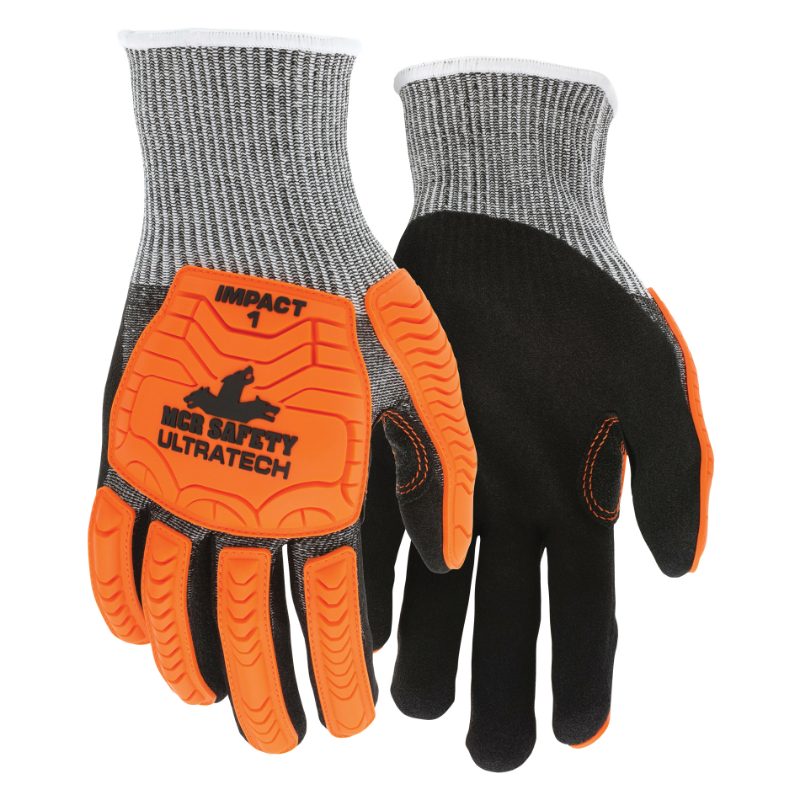 MCR Safety Gloves UltraTech Stitched A4, Black SFN (UT1952M)