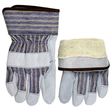 MCR Safety Gloves Prem Shldr Lthr Palm PE Cuff Stripe XL (VP1400XL)