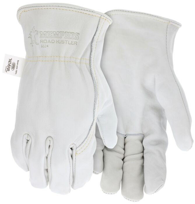 MCR Safety Gloves Road Hustler Drvr Kevlar Sewn Wing Thumb (VP3224L)