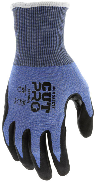 MCR Safety Gloves VP,Cut Pro,18ga,Blue HPPE, Gray NF S (VP92718NFS)