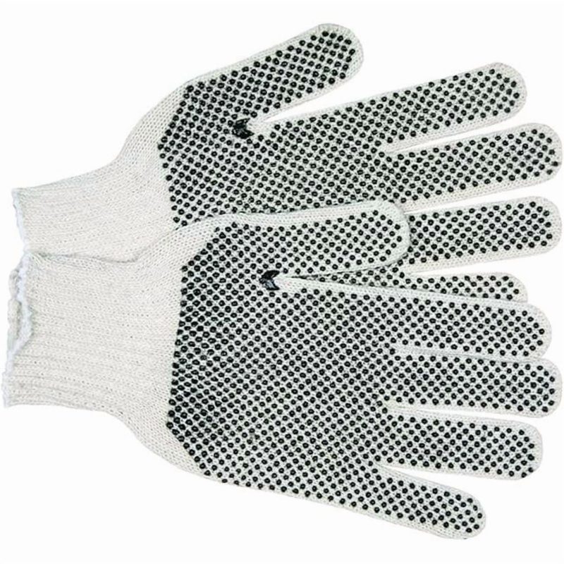 MCR Safety Gloves Cotton/Polyester 1-Side Dot (VP9650LM)