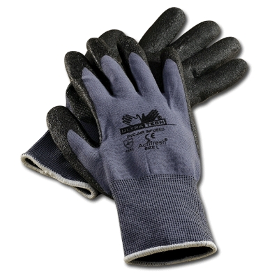 MCR Safety Gloves Ultra Tech Air Infused Black PVC 15 ga L (VP9699L)