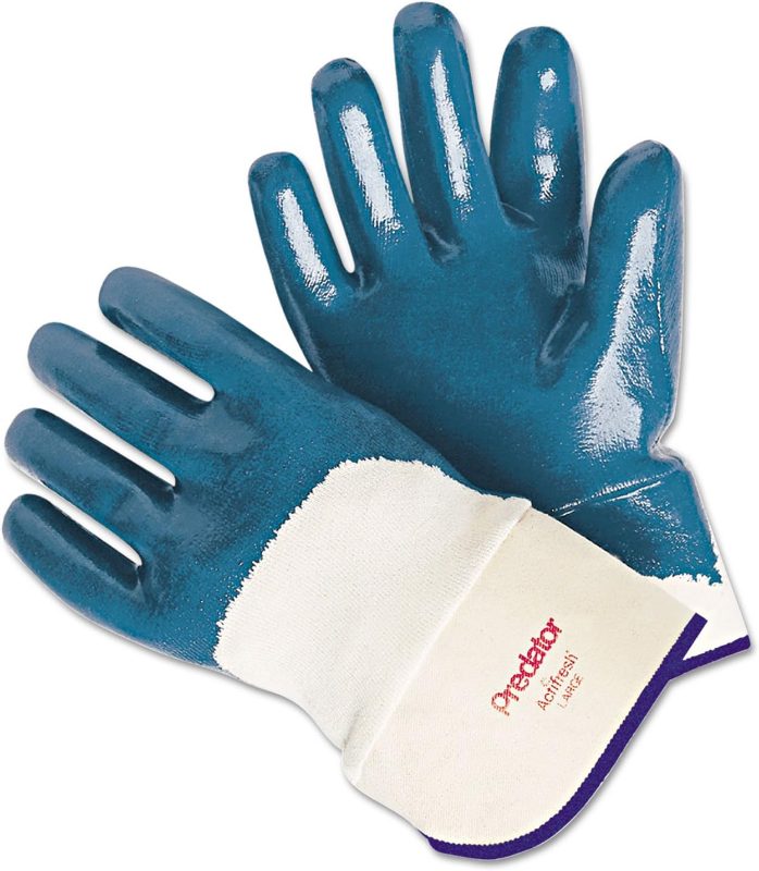 MCR Safety Gloves Predator L Supported Nitrile Palm Coated (VP9760L)