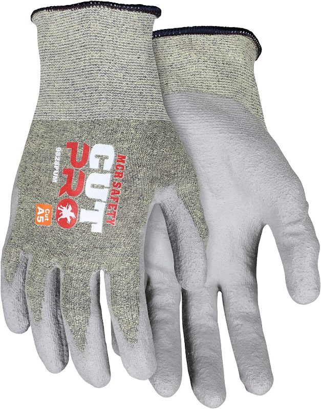 MCR Safety Gloves VP,Cut Pro,18g Aramid liner,PU XS (VP9828PUXS)