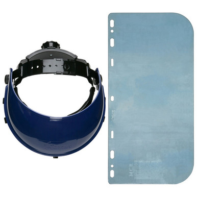 MCR Safety Glasses 103 Headgear + 181540 PC Shield Boxed (103540)