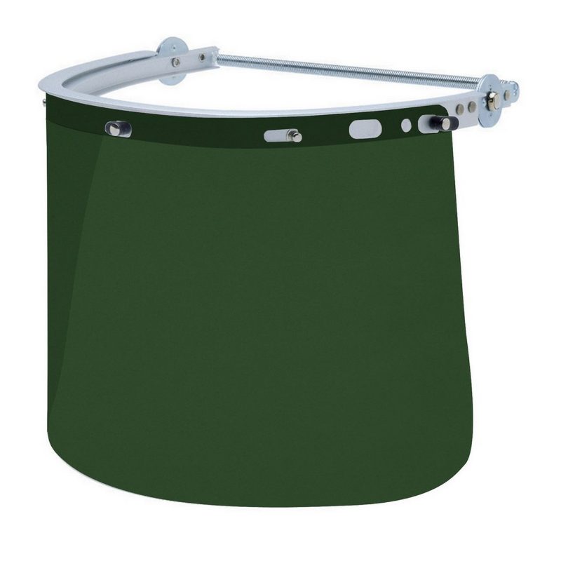 MCR Safety Glasses Medium Green Visor PC (181541)