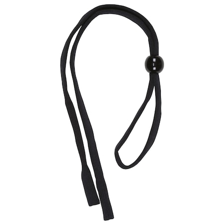 MCR Safety Glasses Memphis Series Black Slip On Lanyard (219)