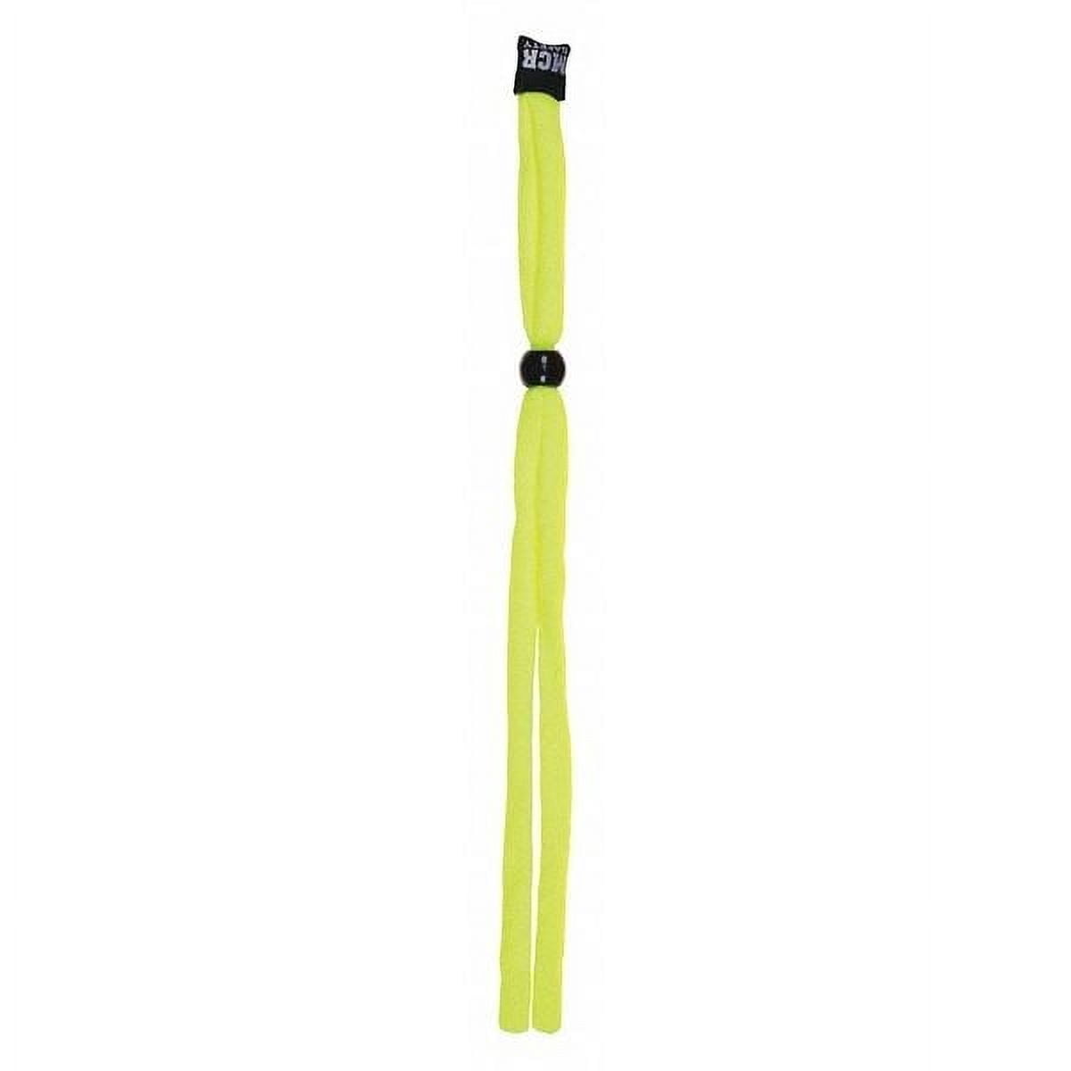 MCR Safety Glasses Basic, Hivis Lime Slip On Lanyard (220HY)