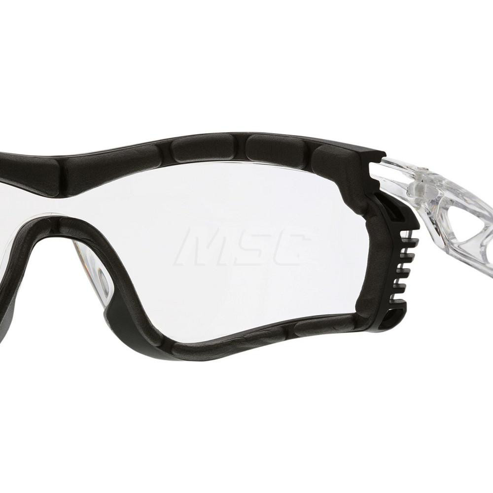 MCR Safety Glasses USS Single Matrix, Clear PC 8x15.5x.040 (487400)