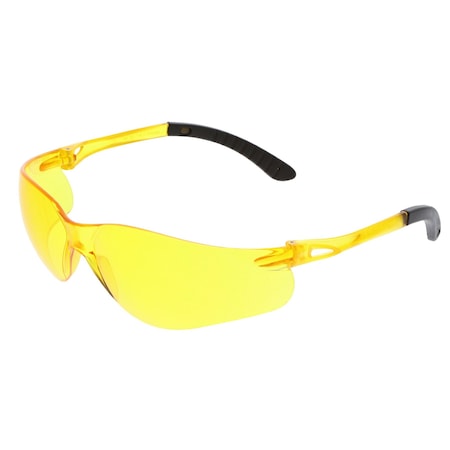 MCR Safety Glasses Sentinel Amber Lens (90803)