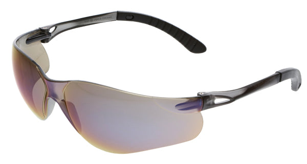 MCR Safety Glasses Sentinel Blue Mirror Lens (90804)