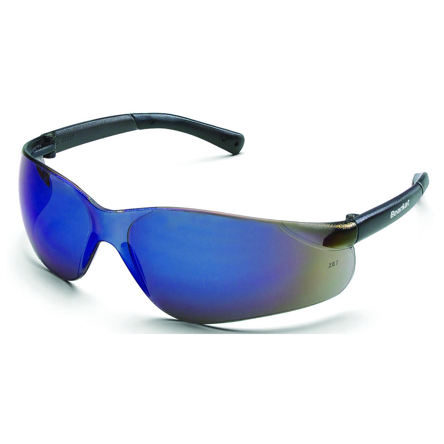 MCR Safety Glasses BearKat BK1 Blue Mirror Lens (BK118)