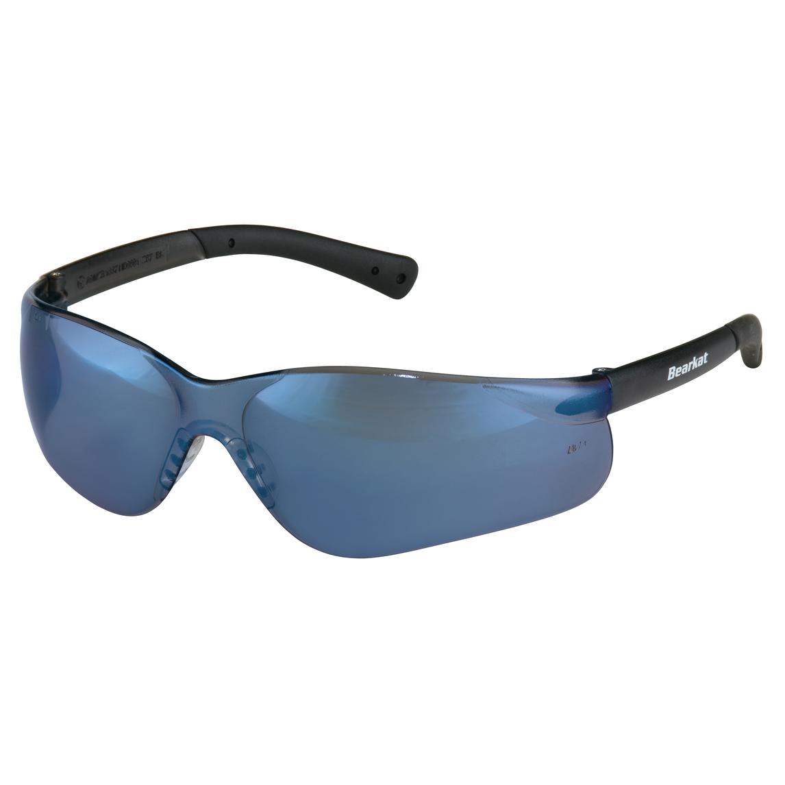 MCR Safety Glasses BearKat BK3 Blue Mirror Lens (BK318)