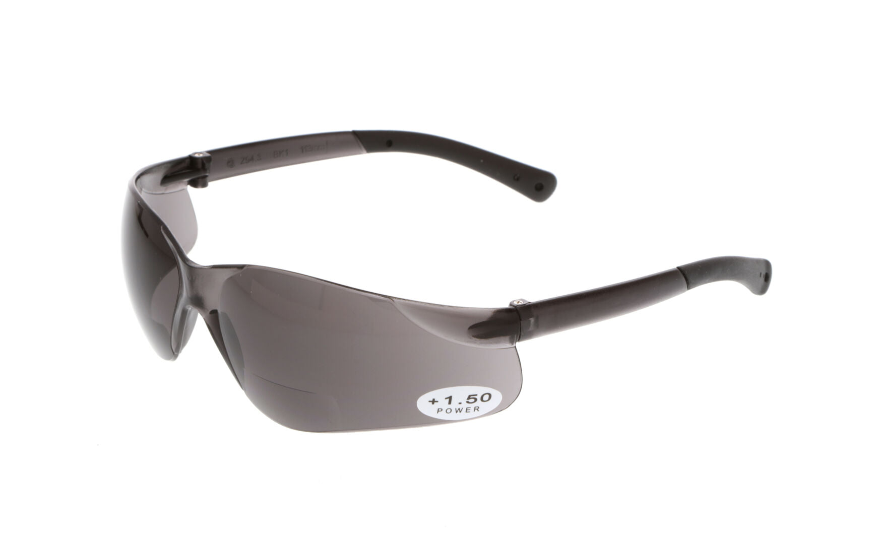 MCR Safety Glasses BearKat BK1 Magnifier 1.5 Gray Lens (BKH15G)