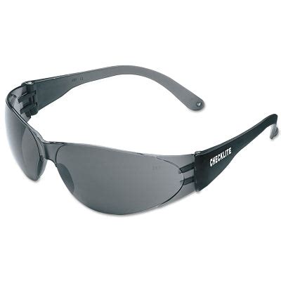 MCR Safety Glasses Checklite CL1 Gray UV-AF Lens (CL112AF)