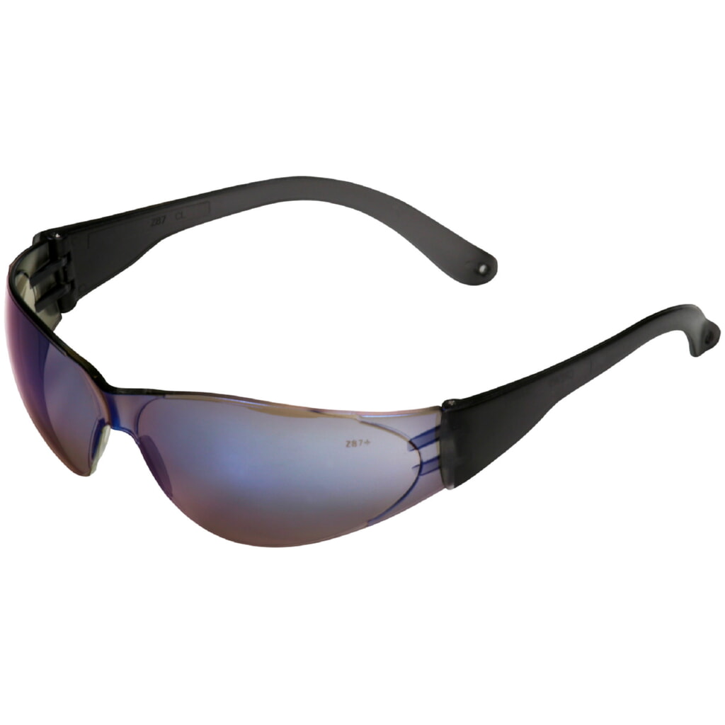 MCR Safety Glasses Checklite CL1 Blue Mirror Lens (CL118)