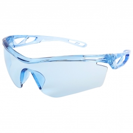 MCR Safety Glasses Checklite CL4 Light Blue Lens (CL413)