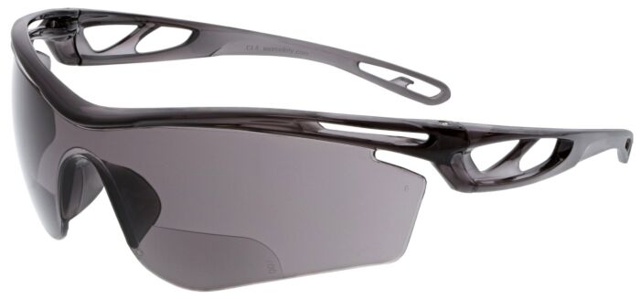 MCR Safety Glasses Checklite CL4 Gray 1.0 Reader (CL4H10G)