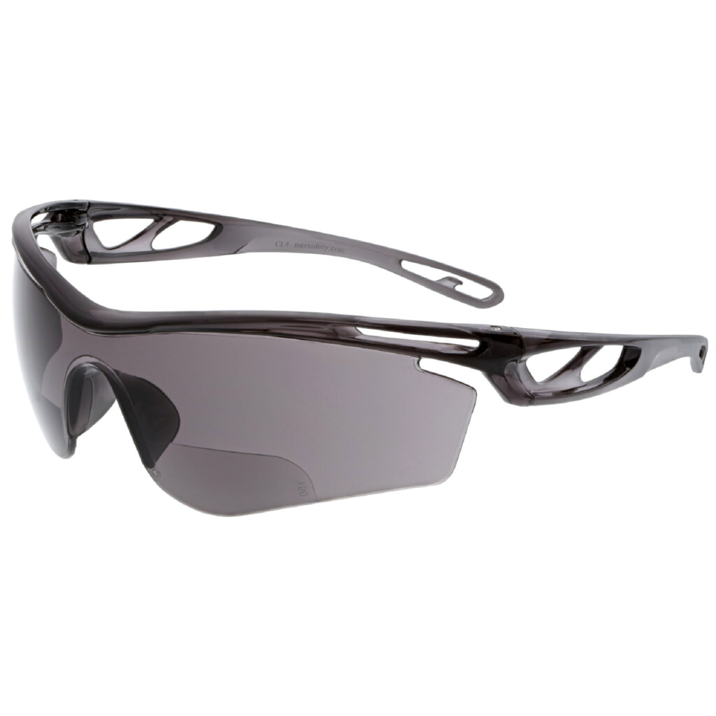 MCR Safety Glasses Checklite CL4 Gray 1.5 Reader (CL4H15G)