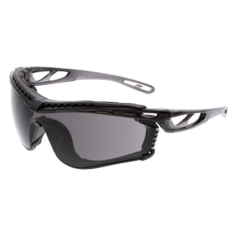 MCR Safety Glasses Checklite CL5 Foam Gray MAX6 Lens (CL512PF)