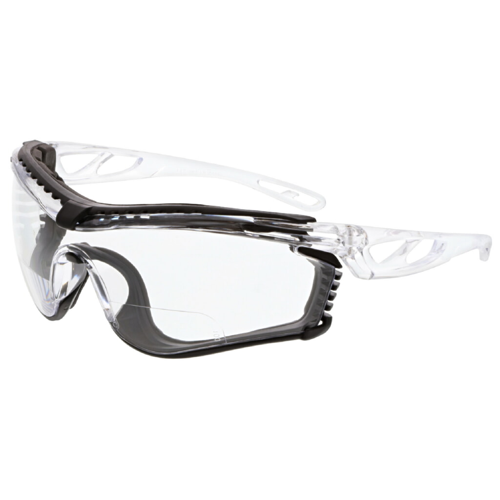 MCR Safety Glasses Checklite CL5 Foam Clear MAX6 1.0 Reader (CL5H10PF)
