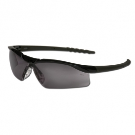 MCR Safety Glasses DL1 Black Frame, Gray Lens (DL112)