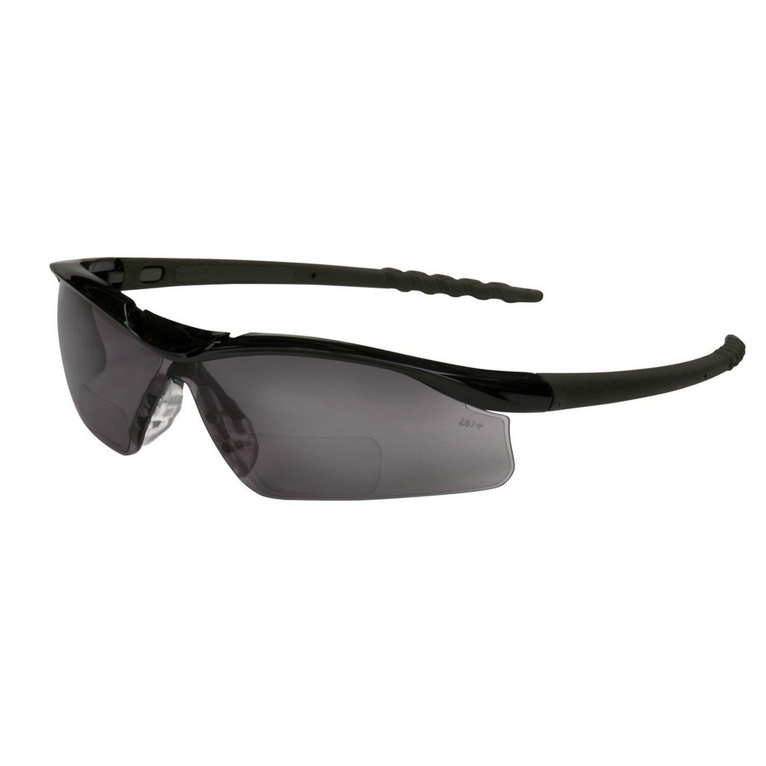 MCR Safety Glasses Dallas Magnifier 1.0 Gray Lens (DLH10G)