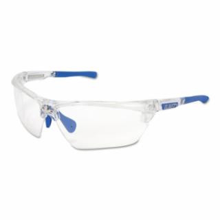 MCR Safety Glasses Dominator DM3 Clear Frame, Gray MAX6 (DM1322PF)