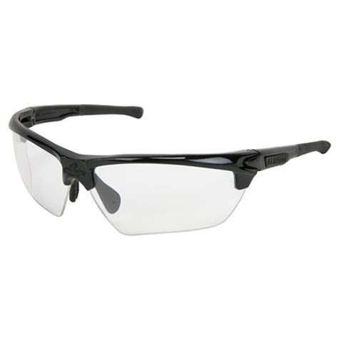 MCR Safety Glasses Dominator DM3 Black Frame, Gray MAX6 (DM1332PF)
