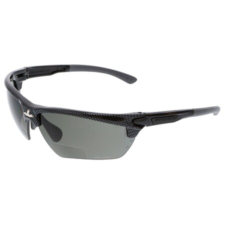 MCR Safety Glasses Dominator DM3 Polarized 2.0 Gray MAX36 (DM3H20GZDC)