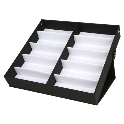 MCR Safety Glasses Eyewear Black Display 10 Pair Case (ESC10)