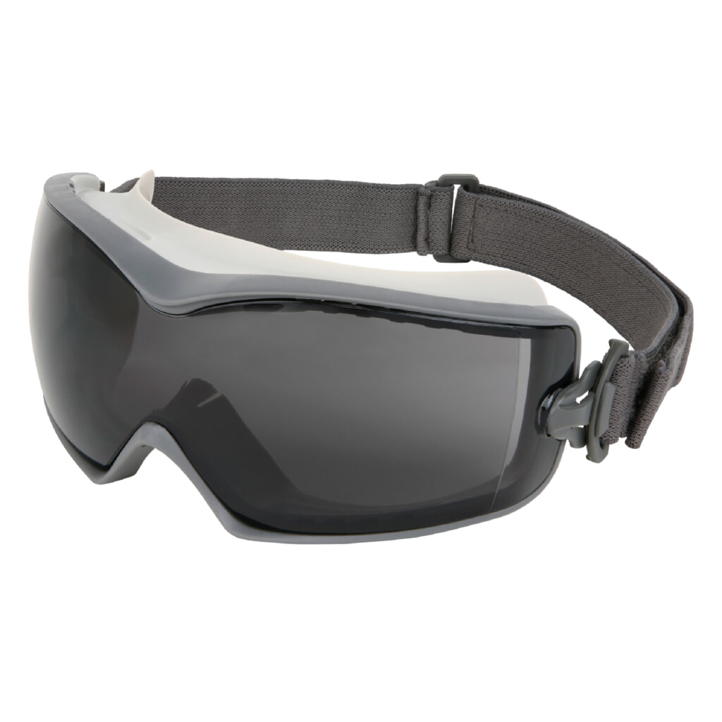 MCR Safety Glasses Hydroblast 2 Gray MAX6 Elastic Strap (HB1212PF)