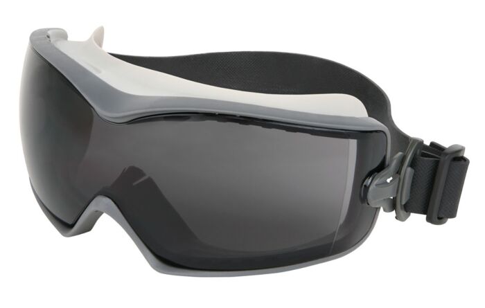 MCR Safety Glasses Hydroblast 2 Gray MAX6 Rubber Strap (HB1222PF)