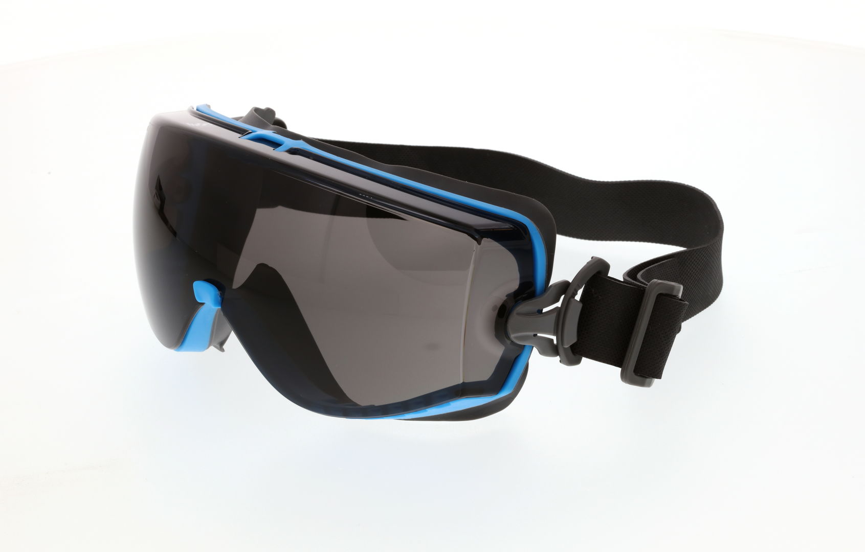 MCR Safety Glasses Hydroblast HB3 Blue, Gray MAX6, Rubber (HB1322PF)