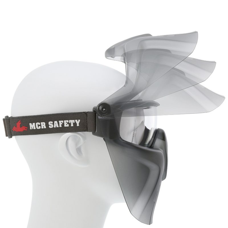 MCR Safety Glasses Hydroblast HB4 Shield, Clear UV-AF (HB4S110AF)