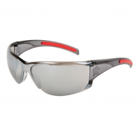 MCR Safety Glasses HK1 Silver Mirror Lens (HK117)