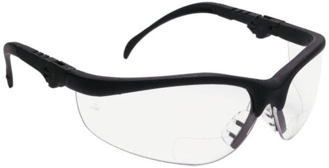 MCR Safety Glasses Klondike KD3 Magnifier 2.0 Clear Lenses (K3H20)