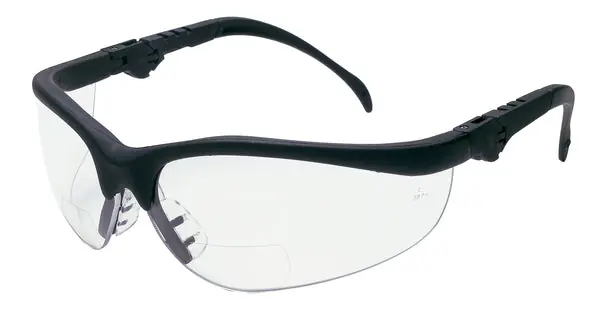 MCR Safety Glasses Klondike KD3 Magnifier 2.5 Clear Lenses (K3H25)