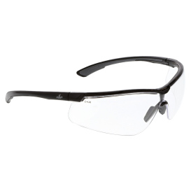 MCR Safety Glasses Klondike KD7 Black/Gray, Clear Lens (KD710)