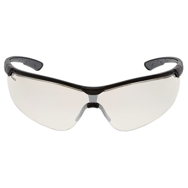 MCR Safety Glasses Klondike KD7 Black/Gray, I/O Mirr UV-AF (KD719AF)