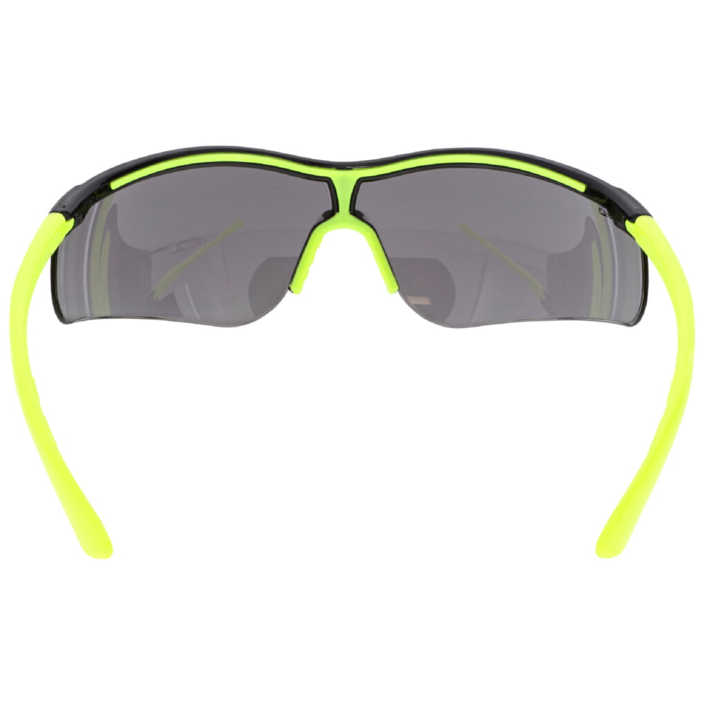 MCR Safety Glasses Klondike KD7 Hivis Lime, Gray Lens (KD722)