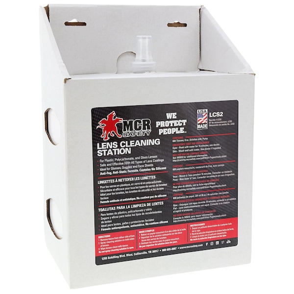 MCR Safety Glasses Lens Cleaning Station (LCS2)