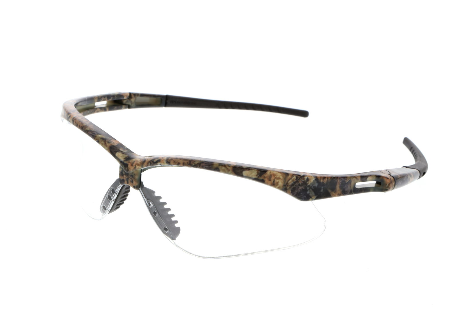MCR Safety Glasses Memphis MP1 Mossy Oak Frame, Clear UV-AF (MOMP110AF)