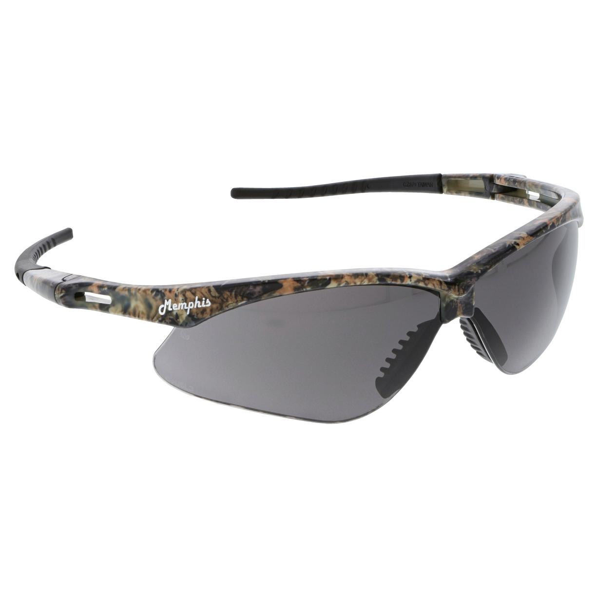MCR Safety Glasses Memphis MP1 Mossy Oak Frame, Gray UV-AF (MOMP112AF)
